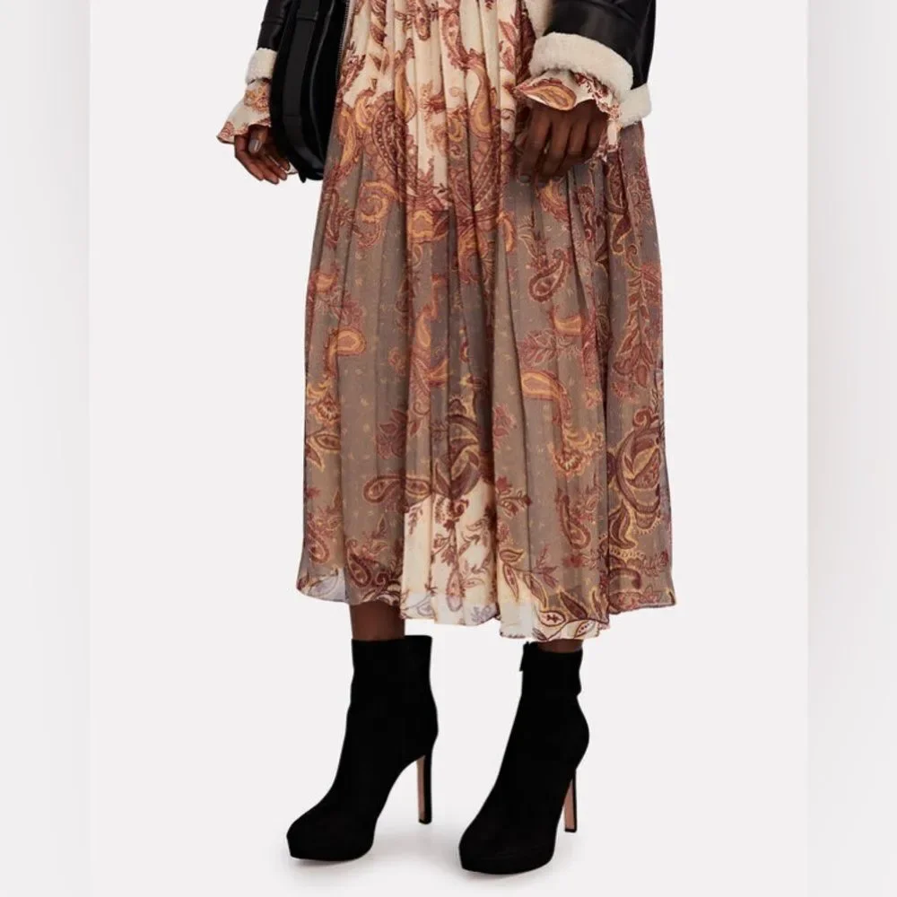 Veronica Beard Dali Suede Platform Ankle Boots, Black, New, Size 8 - Picture 4 of 16